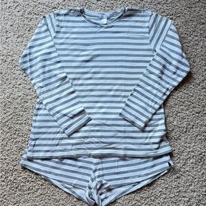 Women’s Lake Pima Longsleeve Short Set Sz S